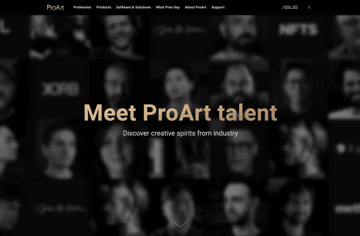 Creator stories: Breda University feature with thumbnail rail.