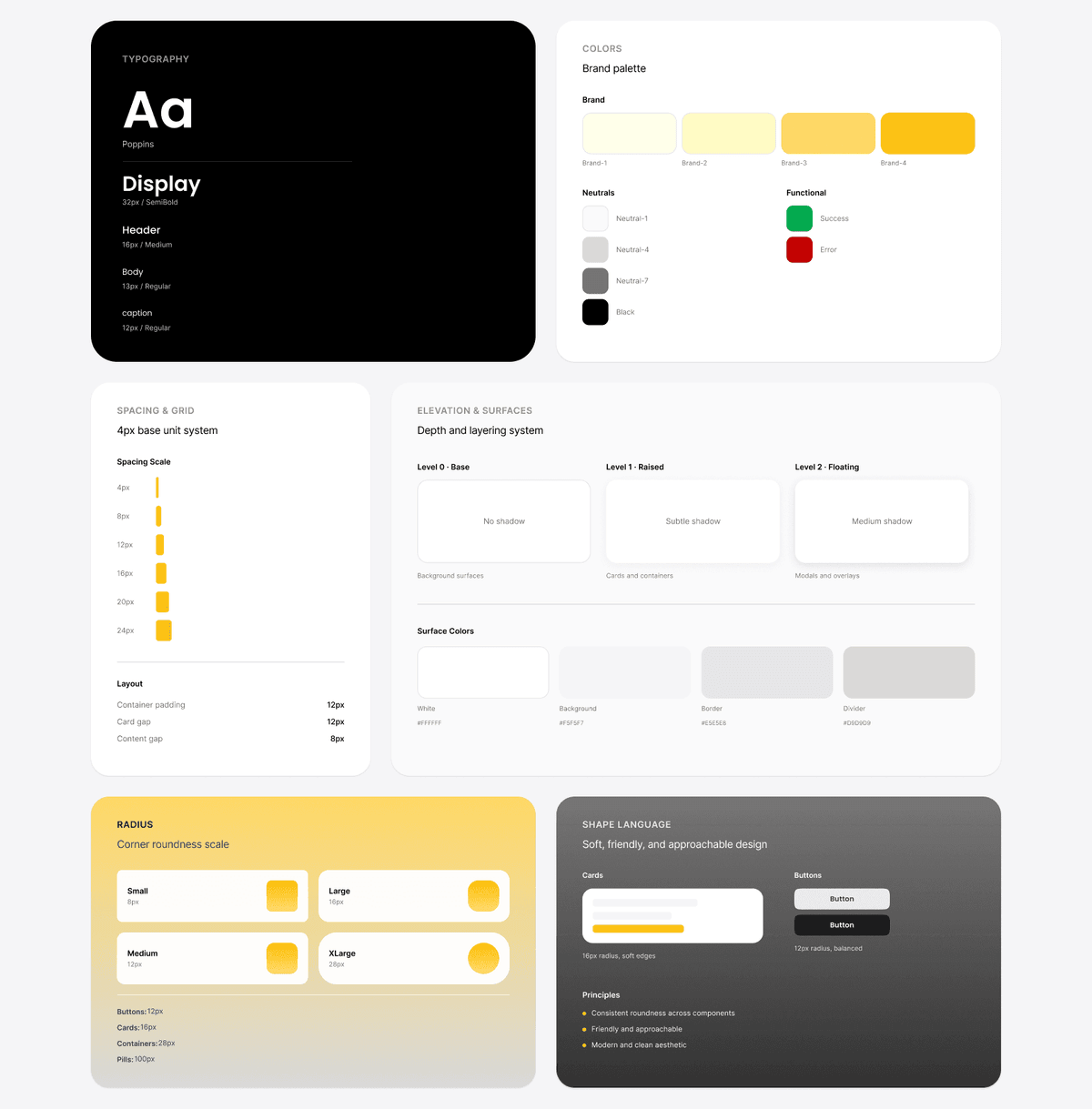 Bumble design system collage.