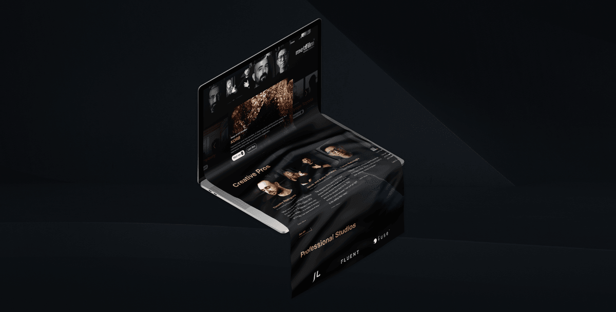 The shipped What Pros Say creator hub: KORB partner story with Creative Pros and Professional Studios.