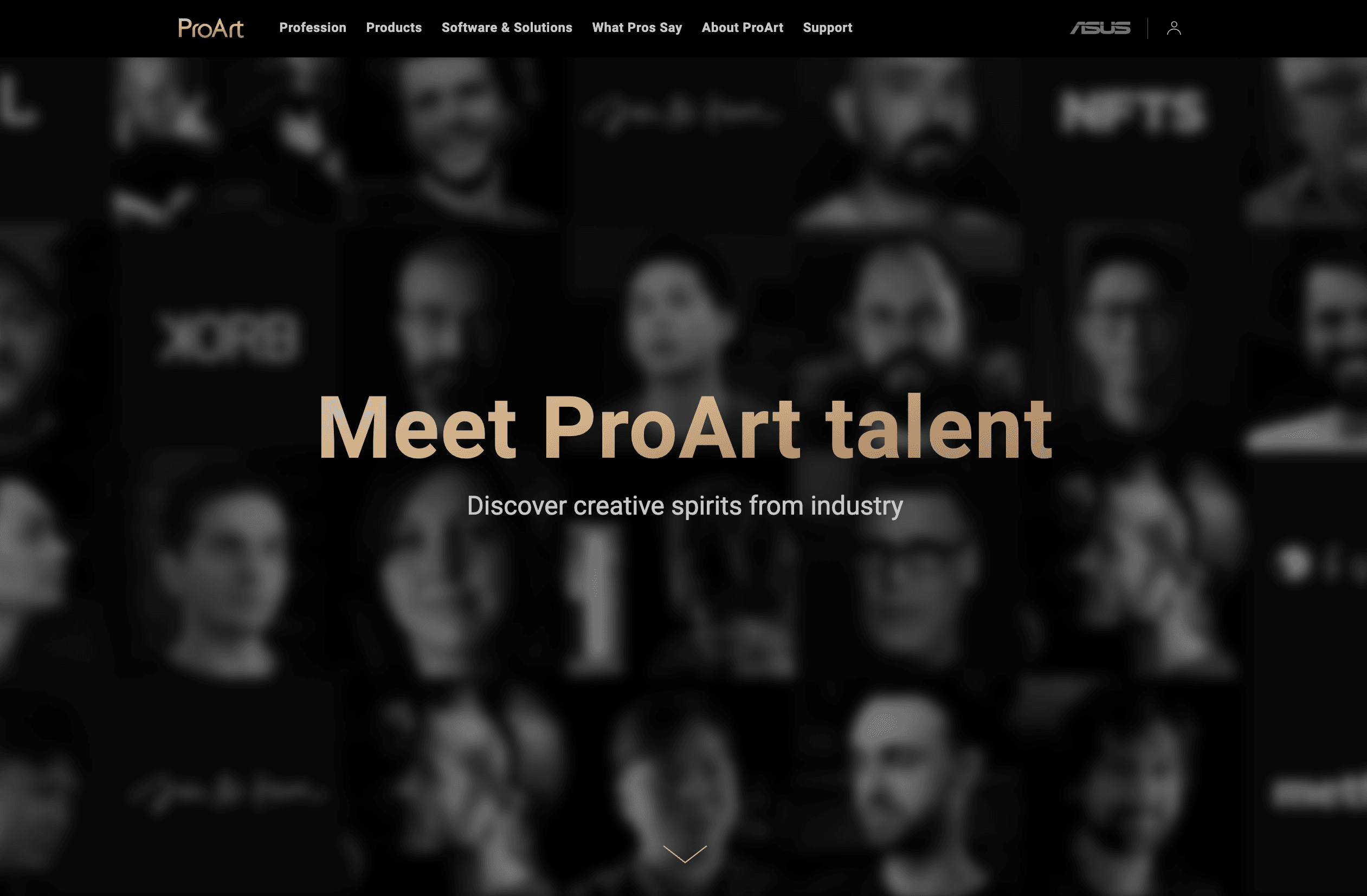 Creator stories: Breda University feature with thumbnail rail.